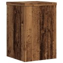 VidaXL Podstawki pod doniczki, 2 szt., stare drewno, 25x25x35 cm