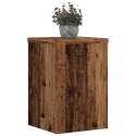 VidaXL Podstawki pod doniczki, 2 szt., stare drewno, 25x25x35 cm