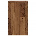 VidaXL Podstawki pod doniczki, 2 szt., stare drewno, 30x30x50 cm