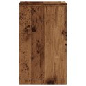 VidaXL Podstawki pod doniczki, 2 szt., stare drewno, 30x30x50 cm