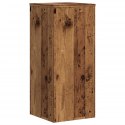 VidaXL Podstawki pod doniczki, 2 szt., stare drewno, 30x30x70 cm