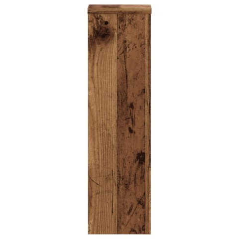 VidaXL Stojaki na rośliny, 2 szt., stare drewno, 17x17x60 cm