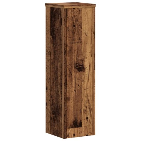 VidaXL Stojaki na rośliny, 2 szt., stare drewno, 17x17x60 cm