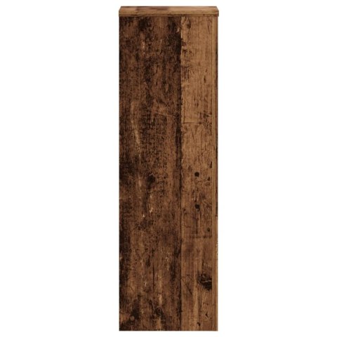 VidaXL Stojaki na rośliny, 2 szt., stare drewno, 25x25x80 cm