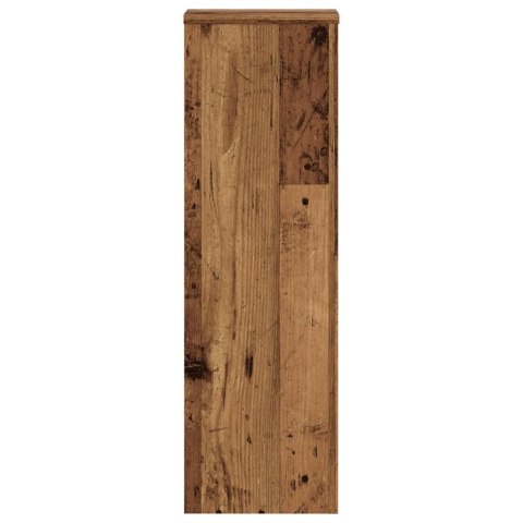 VidaXL Stojaki na rośliny, 2 szt., stare drewno, 25x25x80 cm