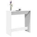 STOLIK BAROWY BIAŁY 102X50X103,5CM MATERIAŁ DREWNOPOCHODNY