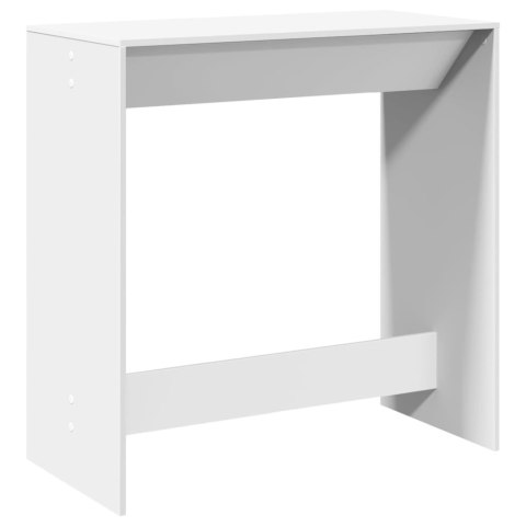 STOLIK BAROWY BIAŁY 102X50X103,5CM MATERIAŁ DREWNOPOCHODNY
