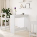 STOLIK BAROWY BIAŁY 102X50X103,5CM MATERIAŁ DREWNOPOCHODNY