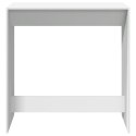 STOLIK BAROWY BIAŁY 102X50X103,5CM MATERIAŁ DREWNOPOCHODNY