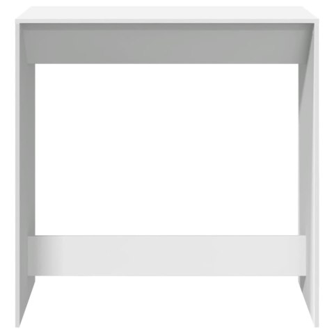 STOLIK BAROWY BIAŁY 102X50X103,5CM MATERIAŁ DREWNOPOCHODNY