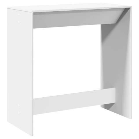 STOLIK BAROWY BIAŁY 102X50X103,5CM MATERIAŁ DREWNOPOCHODNY