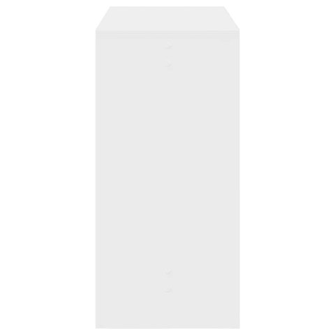 STOLIK BAROWY BIAŁY 102X50X103,5CM MATERIAŁ DREWNOPOCHODNY