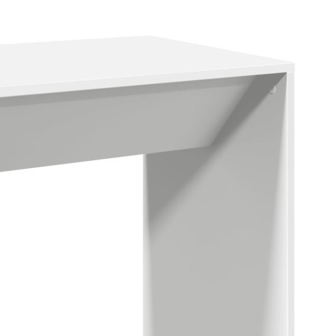 STOLIK BAROWY BIAŁY 102X50X103,5CM MATERIAŁ DREWNOPOCHODNY