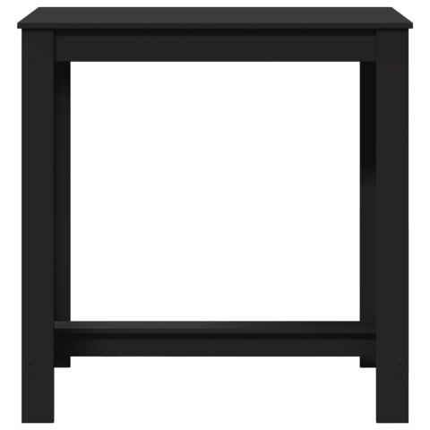 VidaXL Stolik barowy, czarny, 102x50x103,5 cm, materiał drewnopochodny