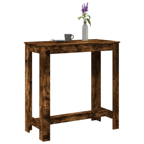 STOLIK BAROWY PRZYDYMIONY DĄB 102X50X103,5CM
