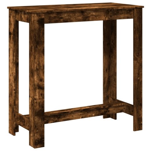 STOLIK BAROWY PRZYDYMIONY DĄB 102X50X103,5CM