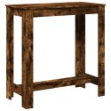 STOLIK BAROWY PRZYDYMIONY DĄB 102X50X103,5CM