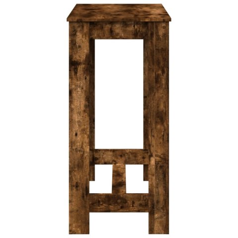 STOLIK BAROWY PRZYDYMIONY DĄB 102X50X103,5CM