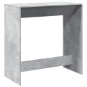 VidaXL Stolik barowy, szarość betonu, 102x50x103,5 cm