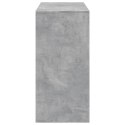 VidaXL Stolik barowy, szarość betonu, 102x50x103,5 cm