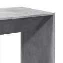VidaXL Stolik barowy, szarość betonu, 51x50x103,5 cm
