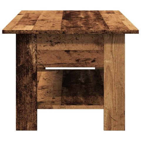 VidaXL Stolik kawowy, stare drewno, 102x55x42 cm