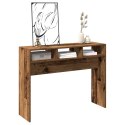 VidaXL Stolik konsolowy, stare drewno, 105x30x80 cm