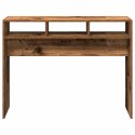 VidaXL Stolik konsolowy, stare drewno, 105x30x80 cm