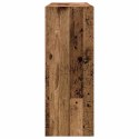 VidaXL Stolik konsolowy, stare drewno, 105x30x80 cm