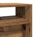 VidaXL Stolik konsolowy, stare drewno, 105x30x80 cm