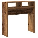 VidaXL Stolik konsolowy, stare drewno, 78x30x80 cm