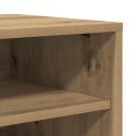 VidaXL Szafka na buty, dąb artisan 60x35x70 cm materiał drewnopochodny