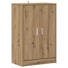 VidaXL Szafka na buty, dąb artisan 60x35x92 cm materiał drewnopochodny