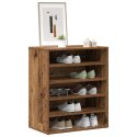 VidaXL Szafka na buty, stare drewno 60x35x70cm materiał drewnopochodny