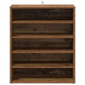 VidaXL Szafka na buty, stare drewno 60x35x70cm materiał drewnopochodny