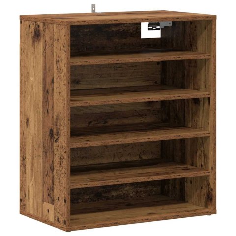 VidaXL Szafka na buty, stare drewno 60x35x70cm materiał drewnopochodny