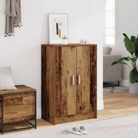 VidaXL Szafka na buty, stare drewno, 60x35x92 cm