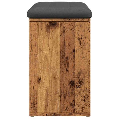 VidaXL Ławka na buty Stare drewno 82x32x50 cm Drewno klejone