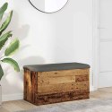 VidaXL Ławka ze schowkiem Stare drewno 82x42x45 cm Drewno klejone