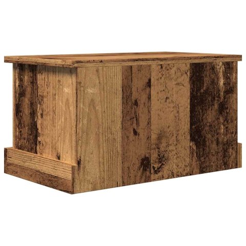 VidaXL Skrzynia, stare drewno, 30x50x28 cm, materiał drewnopochodny