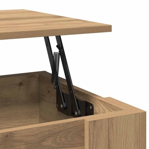 VidaXL Stolik kawowy Artisan Oak 101x49x52 cm Drewno klejone