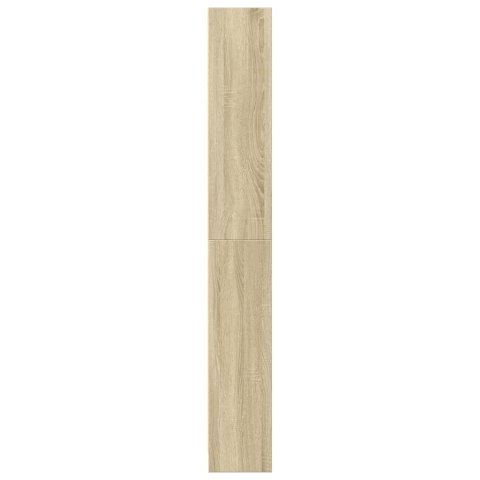 VidaXL Regał na książki Sonoma Oak 80x24x176 cm Drewno konstrukcyjne