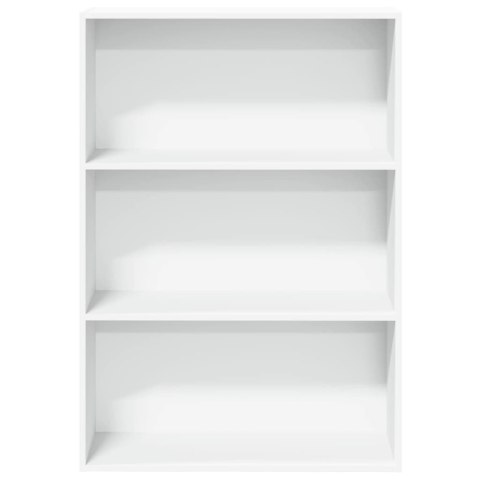 VidaXL Regał na książki, biały, 80x30x114 cm, materiał drewnopochodny