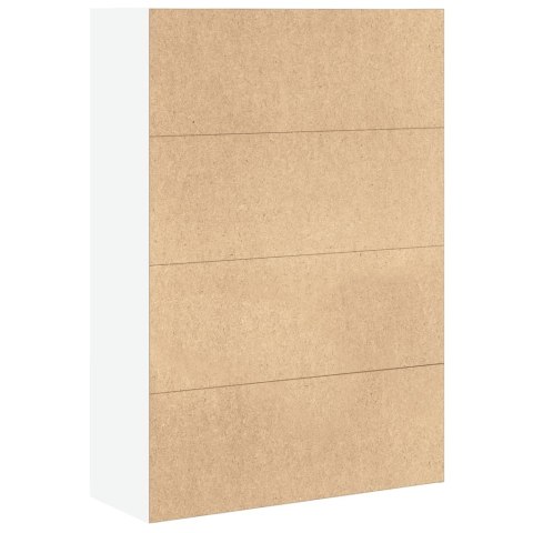 VidaXL Regał na książki, biały, 80x30x114 cm, materiał drewnopochodny