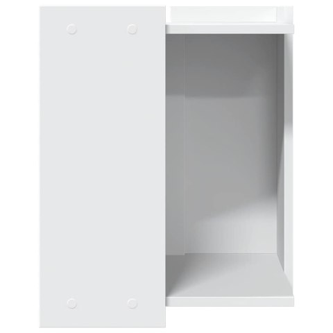 VidaXL Szafka na kuwetę, biała, 42x42x51 cm, materiał drewnopochodny