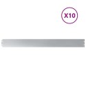 VidaXL Obrzeża trawnikowe 10 szt. 10x103 cm Stal ocynkowana