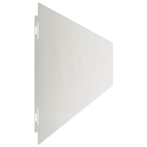 VidaXL Obrzeża trawnikowe 10 szt. 15x103 cm Stal nierdzewna