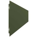 VidaXL Obrzeża trawnikowe 10 szt. Oliwkowo-zielone 15x103 cm