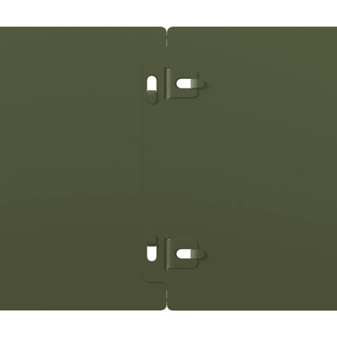 VidaXL Obrzeża trawnikowe 10 szt. Oliwkowo-zielone 15x103 cm