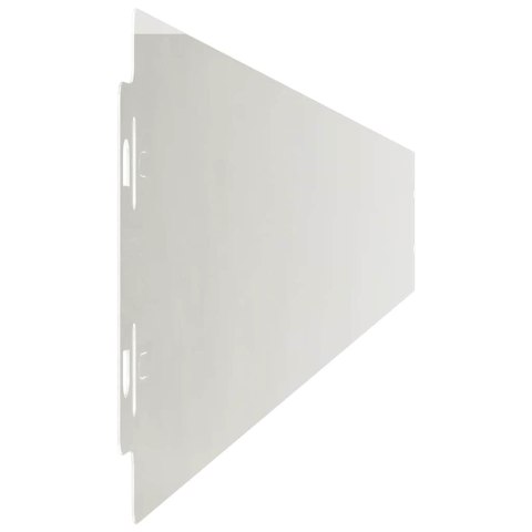 VidaXL Obrzeża trawnikowe 50 szt. 10x103 cm Stal nierdzewna